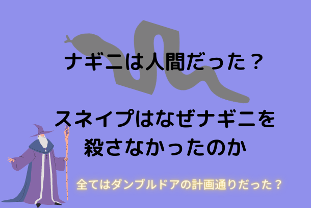 ナギニは人間だった ハリポタでナギニを殺さなかったスネイプのなぜ いまきになる